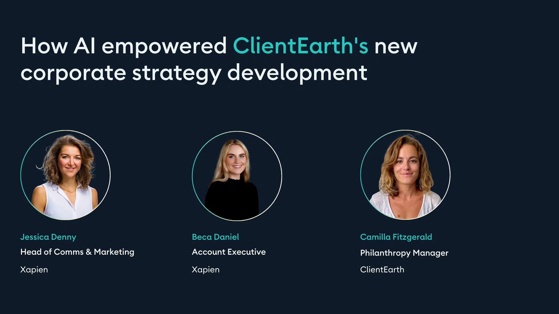 How AI empowered ClientEarth's new corporate strategy development graphic